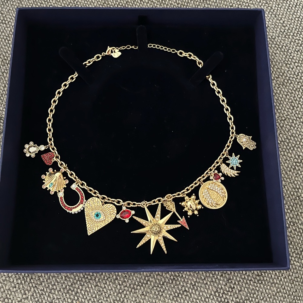 Swarovski Lucky Goddess Charm Necklace